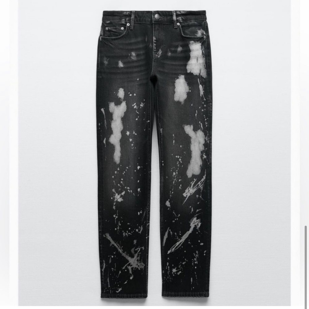 Zara bleached jeans size US 12